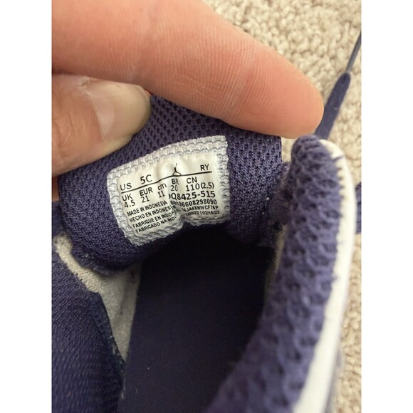 Nike Air Jordan 1 Mid Purple Blueberry baby Sneakers DQ8425 515 - SZ 5 C - Picture 5 of 6